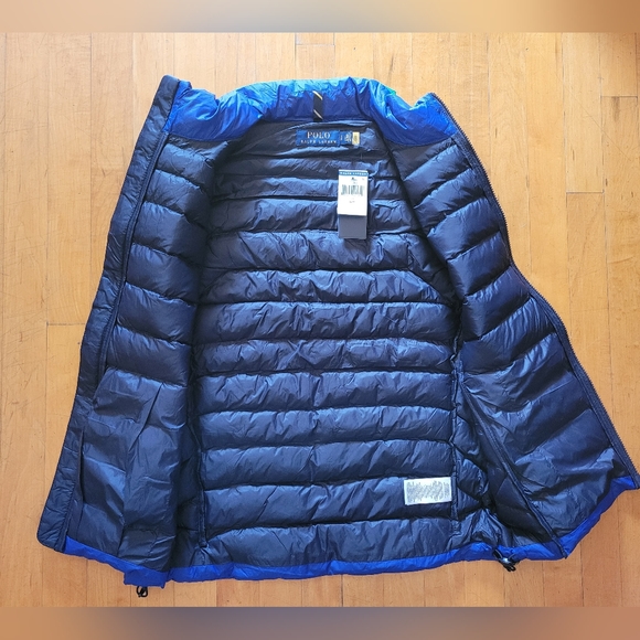 Polo Ralph Lauren Men's Small Multi Color Puffer Vest Colorblock NWT - Picture 4 of 12